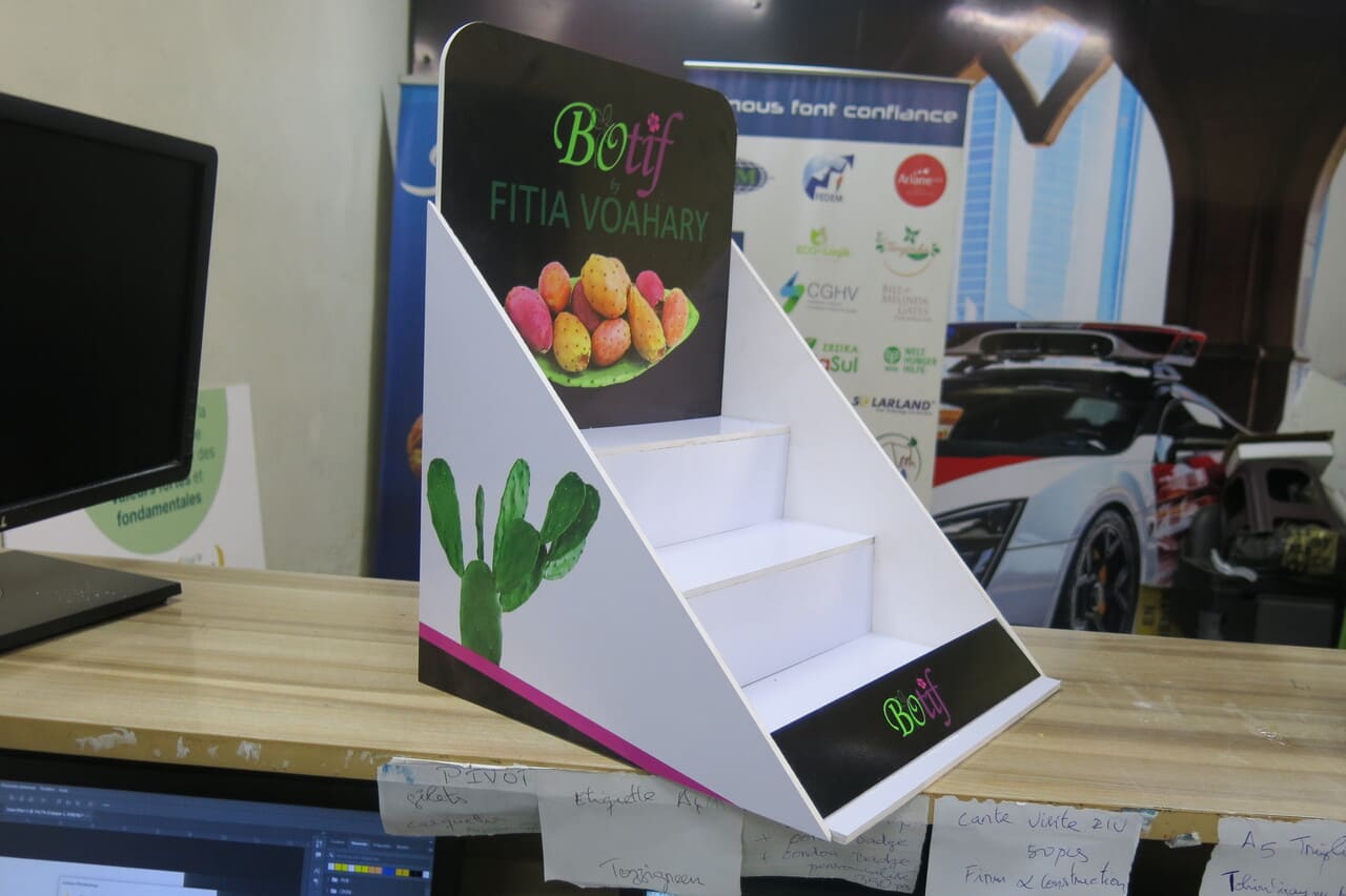 Présentoir trone print